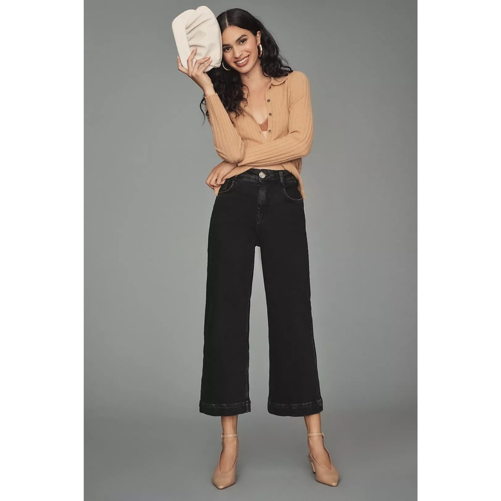 Anthropologie Pilcro | The Skipper High-Rise Crop Wide-Leg Jeans ~ US 26